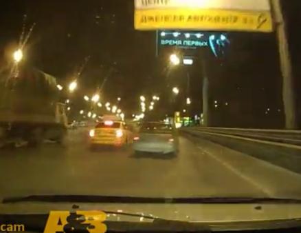Сломал психику автохаму: видео